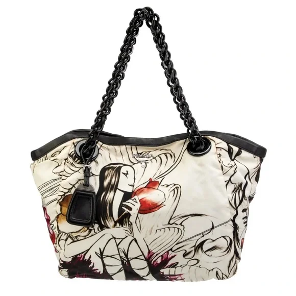 PRADA Fairy Tessuto Swing Tote - Picture 2 of 16